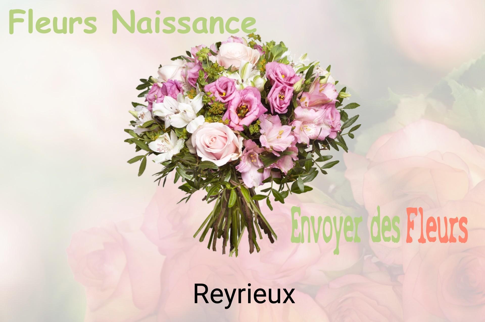 Bouquet de fleurs de naissance livré à Reyrieux